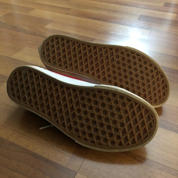 Vans Red Canvas Old Skool - Picture 5 of 5